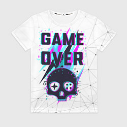 Футболка женская Game OVER - NEON 3D, цвет: 3D-принт