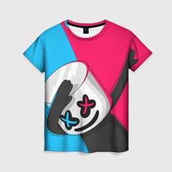 Футболка женская New Marshmello, цвет: 3D-принт