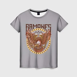 Футболка женская Ramones Eagle, цвет: 3D-принт