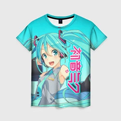 Футболка женская Hatsune Miku Мику Хацунэ, цвет: 3D-принт