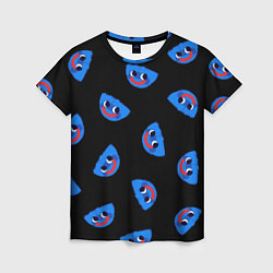 Футболка женская Huggy Wuggy Pattern, цвет: 3D-принт