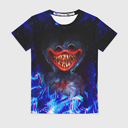 Футболка женская POPPY PLAYTIME: NEON FIRE, цвет: 3D-принт