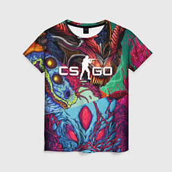 Футболка женская CS GO ПОПУЛЯРНЫЕ СКИНЫ POP SKIN, цвет: 3D-принт