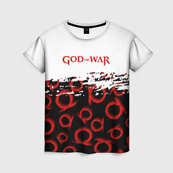 Футболка женская God of War Logo Pattern, цвет: 3D-принт