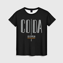 Футболка женская Coda - Led Zeppelin, цвет: 3D-принт