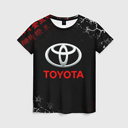 Футболка женская TOYOTA JAPAN RED STYLE ТОЙОТА ЯПОНИЯ, цвет: 3D-принт