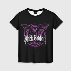 Футболка женская Black Sabbat Bat, цвет: 3D-принт