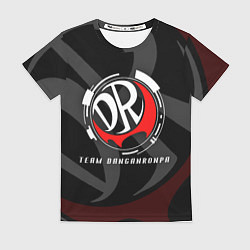 Футболка женская TEAM DANGANRONPA MONOKUMA SCHOOL, цвет: 3D-принт