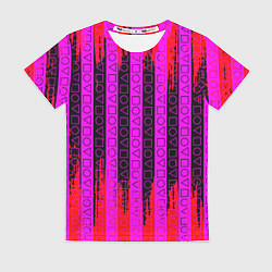 Футболка женская Squid Game паттерн, цвет: 3D-принт