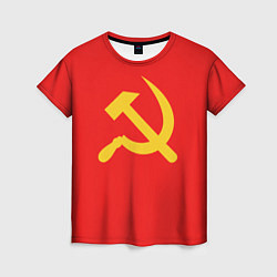 Футболка женская Красный Советский союз, цвет: 3D-принт