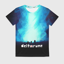 Футболка женская DELTARUNE ГЕРОИ ИГРЫ, цвет: 3D-принт