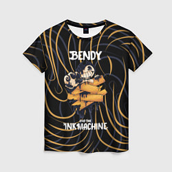 Женская футболка Бенди и чернильная машина Bendy and the Ink Machin