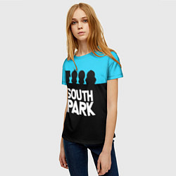 Футболка женская Южный парк персонажи South Park, цвет: 3D-принт — фото 2