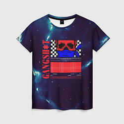 Футболка женская Gangsta Shit, цвет: 3D-принт