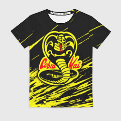 Женская футболка Кобра Кай логотип