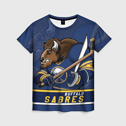 Женская футболка Баффало Сейберз, Buffalo Sabres