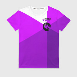 Футболка женская Bubble Kvass fish emblem, цвет: 3D-принт