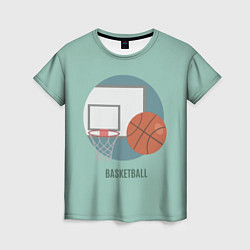 Футболка женская Basketball Спорт, цвет: 3D-принт