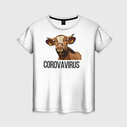 Женская футболка Corovavirus