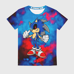 Футболка женская СОНИК EXE SONIC, цвет: 3D-принт