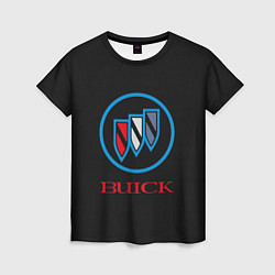 Футболка женская Buick Emblem Logo, цвет: 3D-принт