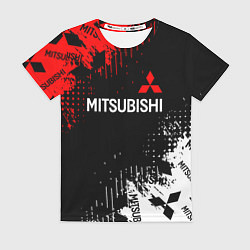 Футболка женская Mitsubishi Sport Pattern, цвет: 3D-принт