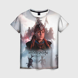 Футболка женская Элой Horizon Forbidden West game, цвет: 3D-принт