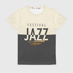 Женская футболка JAZZ FESTIVAL