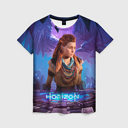 Футболка женская Horizon Aloy Элой Forbidden West, цвет: 3D-принт