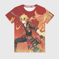 Футболка женская Thoma Genshin Impact, цвет: 3D-принт