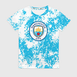 Футболка женская Манчестер сити fc, цвет: 3D-принт