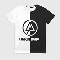 Футболка женская Linkin Park ЧБ, цвет: 3D-принт