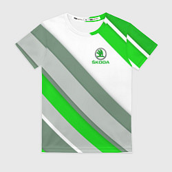 Футболка женская Skoda: Sport, цвет: 3D-принт