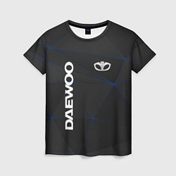 Футболка женская DAEWOO Automobile, цвет: 3D-принт