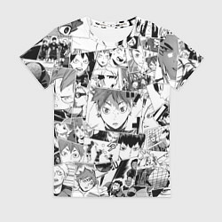 Футболка женская Волейбол!! pattern, цвет: 3D-принт