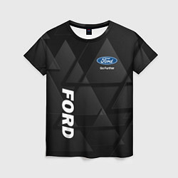 Футболка женская Ford Форд Треугольники, цвет: 3D-принт