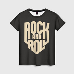 Футболка женская ROCK AND ROLL Рокер, цвет: 3D-принт