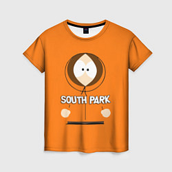 Футболка женская Кенни МакКормик Южный парк, цвет: 3D-принт