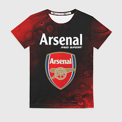 Футболка женская АРСЕНАЛ Pro Sport - Разводы, цвет: 3D-принт