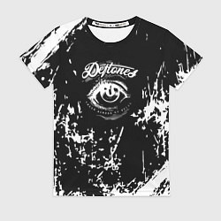 Женская футболка Deftones - глаз