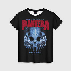 Футболка женская Pantera Domination, цвет: 3D-принт
