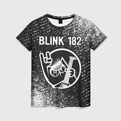 Футболка женская Blink 182 КОТ Спрей, цвет: 3D-принт