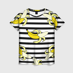 Женская футболка Banana pattern Summer