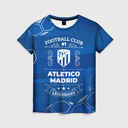 Футболка женская Atletico Madrid FC 1, цвет: 3D-принт