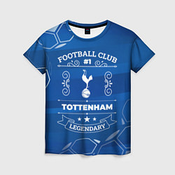 Футболка женская Tottenham FC 1, цвет: 3D-принт