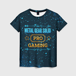 Футболка женская Metal Gear Solid Gaming PRO, цвет: 3D-принт
