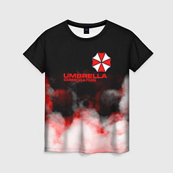 Футболка женская Umbrella Corporation туман, цвет: 3D-принт