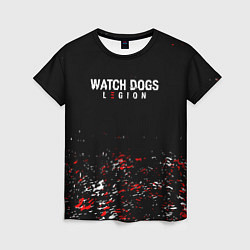 Женская футболка Watch Dogs 2 Брызги красок