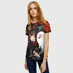 Футболка женская ХУ ТАО УЛЬТУЕТ HU TAO ГЕНШИН, цвет: 3D-принт — фото 2