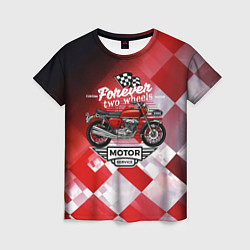Женская футболка MotoSport - Мото